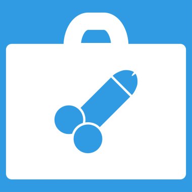 Düz cinsel araç kutusu simgesi