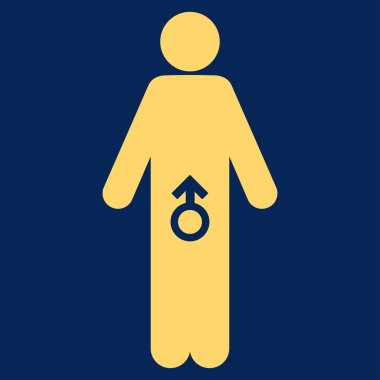 Erkek Potence düz simgesi