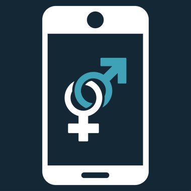 Düz simgesi Dating cep