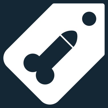 Dildo Tag Flat Icon