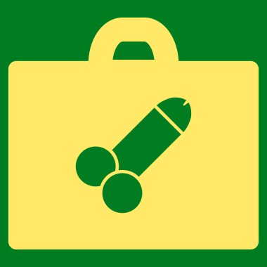 Düz cinsel araç kutusu simgesi