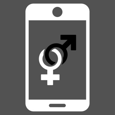 Düz simgesi Dating cep