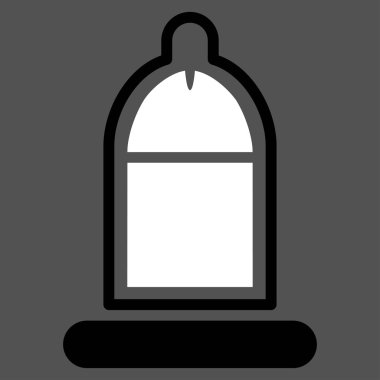 Protected Penis With Condom Flat Icon