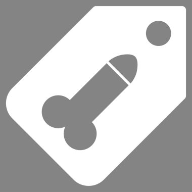 Dildo Tag Flat Icon