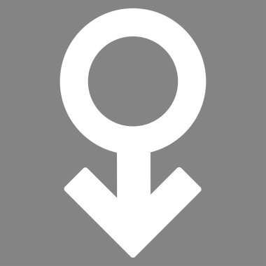 İktidarsızlık sembol düz simgesini