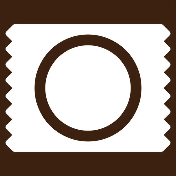 Condoom Pack platte pictogram — Stockvector