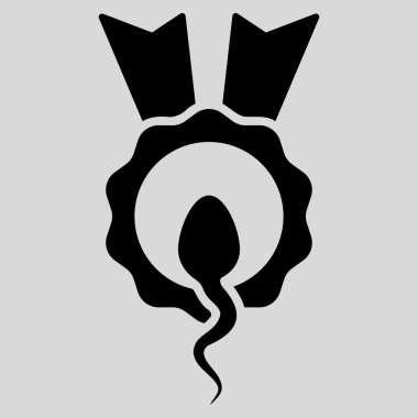 Sperm kazanan düz simgesi