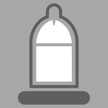 Protected Penis With Condom Flat Icon