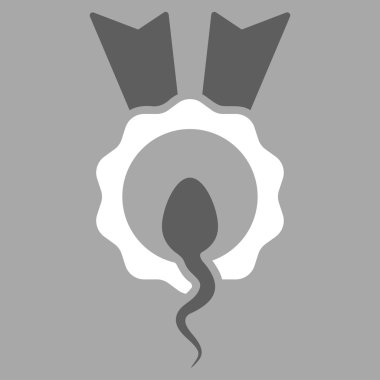 Sperm kazanan düz simgesi