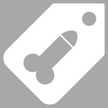 Dildo Tag Flat Icon
