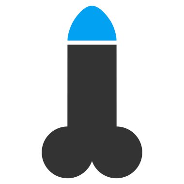 Yapay penis düz simgesi