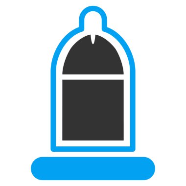 Protected Penis With Condom Flat Icon