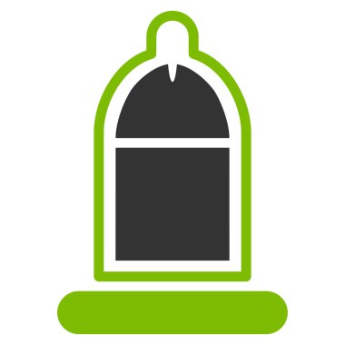 Protected Penis With Condom Flat Icon