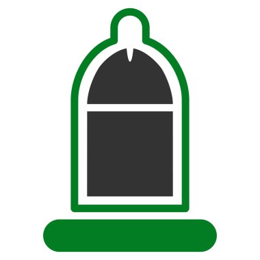 Protected Penis With Condom Flat Icon