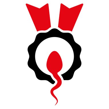 Sperm kazanan düz simgesi