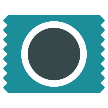 Prezervatif Pack düz simgesi