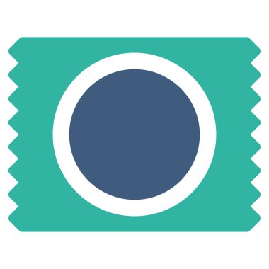 Prezervatif Pack düz simgesi