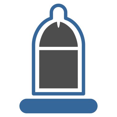 Protected Penis With Condom Flat Icon