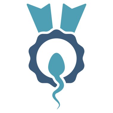 Sperm kazanan düz simgesi