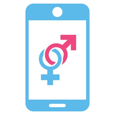 Düz simgesi Dating cep