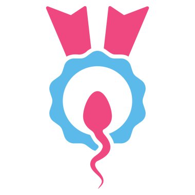 Sperm kazanan düz simgesi