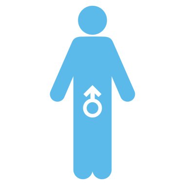 Erkek Potence düz simgesi