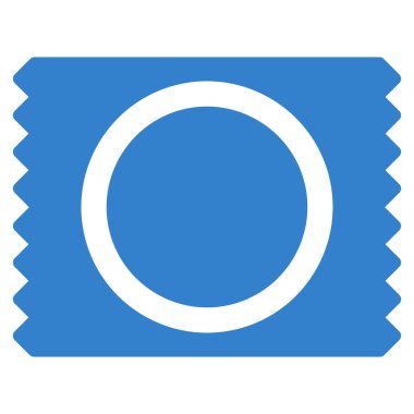 Prezervatif Pack düz simgesi