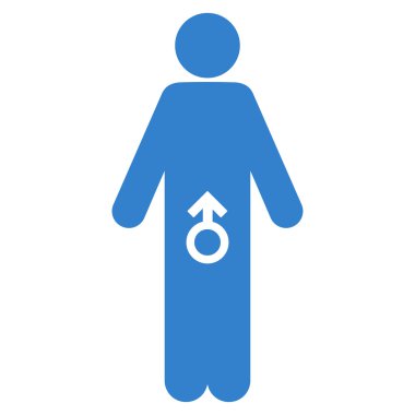 Erkek Potence düz simgesi