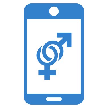 Düz simgesi Dating cep