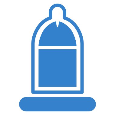 Protected Penis With Condom Flat Icon