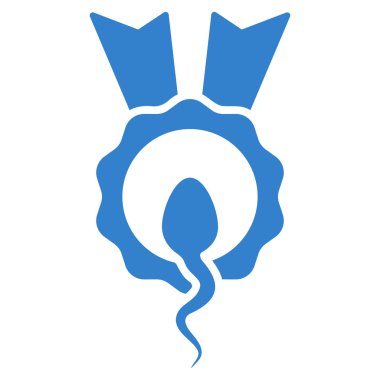 Sperm kazanan düz simgesi