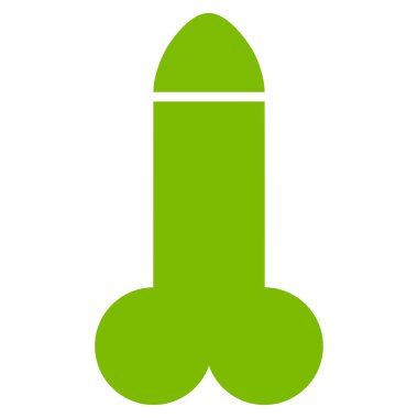 Yapay penis düz simgesi