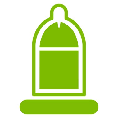 Protected Penis With Condom Flat Icon
