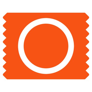 Prezervatif Pack düz simgesi