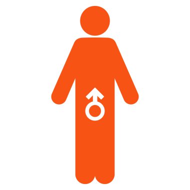 Erkek Potence düz simgesi