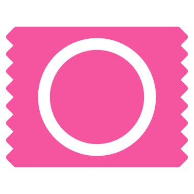 Prezervatif Pack düz simgesi