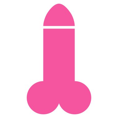 Yapay penis düz simgesi