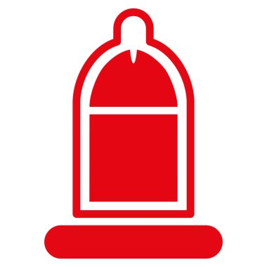 Protected Penis With Condom Flat Icon