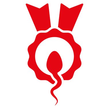 Sperm kazanan düz simgesi