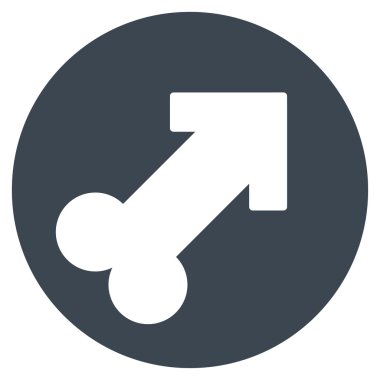 Ereksiyon düz simgesi