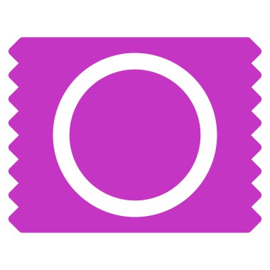 Prezervatif Pack düz simgesi