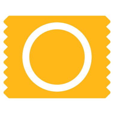 Prezervatif Pack düz simgesi