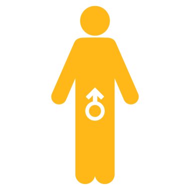 Erkek Potence düz simgesi