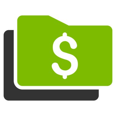 M-cüzdan düz glif simgesi