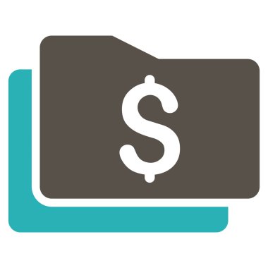 M-cüzdan düz glif simgesi