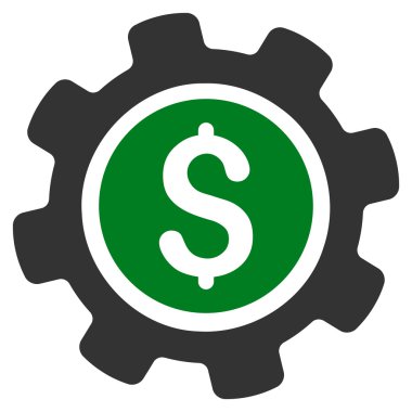 Ödeme seçenekleri düz glif simgesi