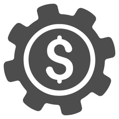 Ödeme seçenekleri düz glif simgesi