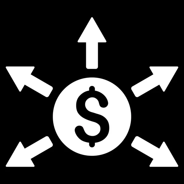 Cashout Flat Glyph Icon — Stock Photo, Image