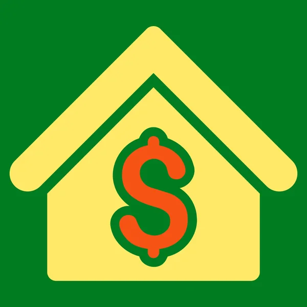 House Rent Flat glyf ikona — Stock fotografie