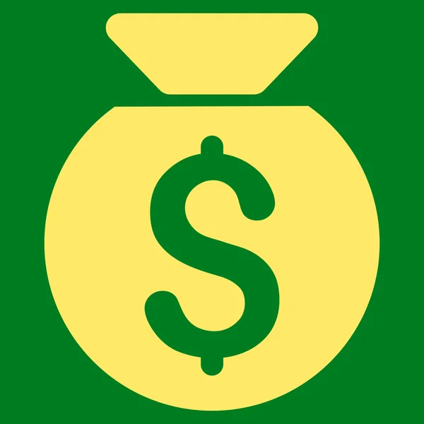 Capital financiero Flat Glyph Icon — Foto de Stock